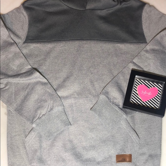 🆕Quiksilver Keller Block Polar Fleece Hoodie NWT - Picture 4 of 7